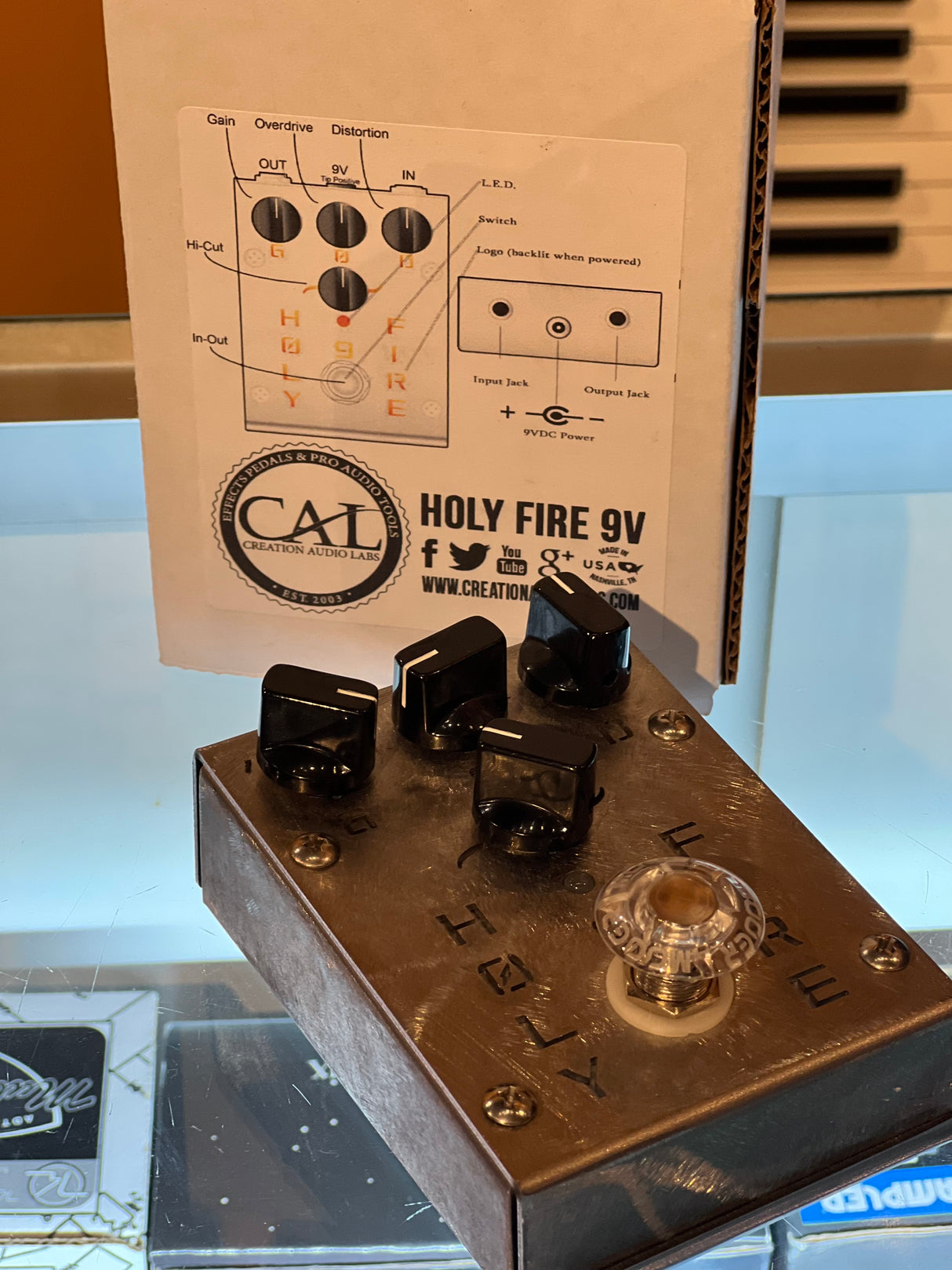 Used Creation Audio Labs Holy Fire 9 Pedal