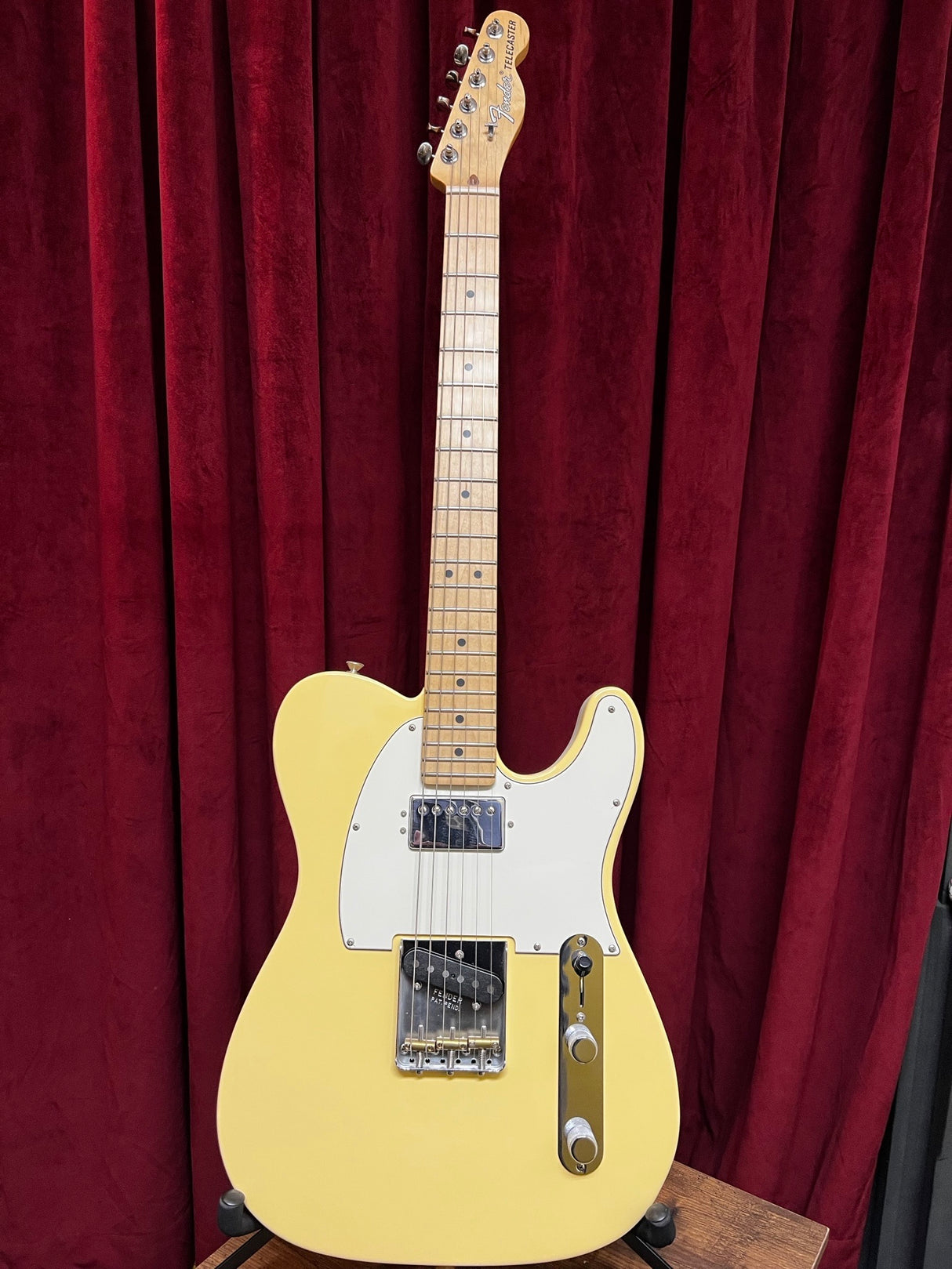 Used 2019 Fender American Performer Telecaster Humbucker Vintage White