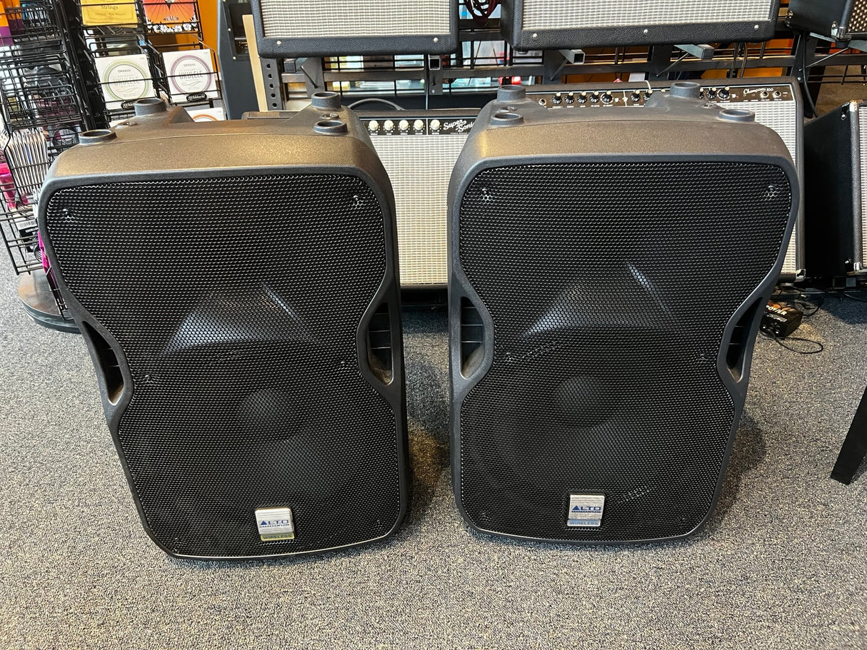 Used Alto TS115w Professional 2-Way 15" Class D 800w Powered Speakers - Bluetooth (Pair)