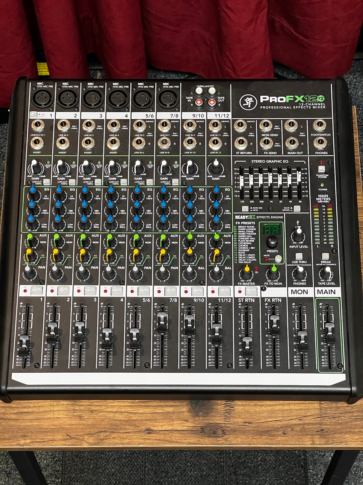 Used Mackie ProFX12 V2 12-Channel Effects Mixer