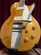 Used 2016 Vintage V100MU Gold Top Midge UR LP P-90's