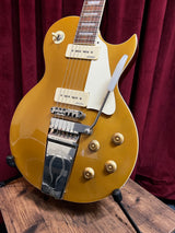 Used 2016 Vintage V100MU Gold Top Midge UR LP P-90's