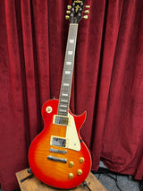 Used 2019 Vintage V100CS Cherry Burst Trev Wilkenson PU's