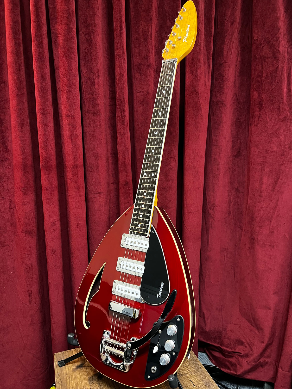 Used Phantom Guitar Works Teardrop Electric Guitar wOHSC