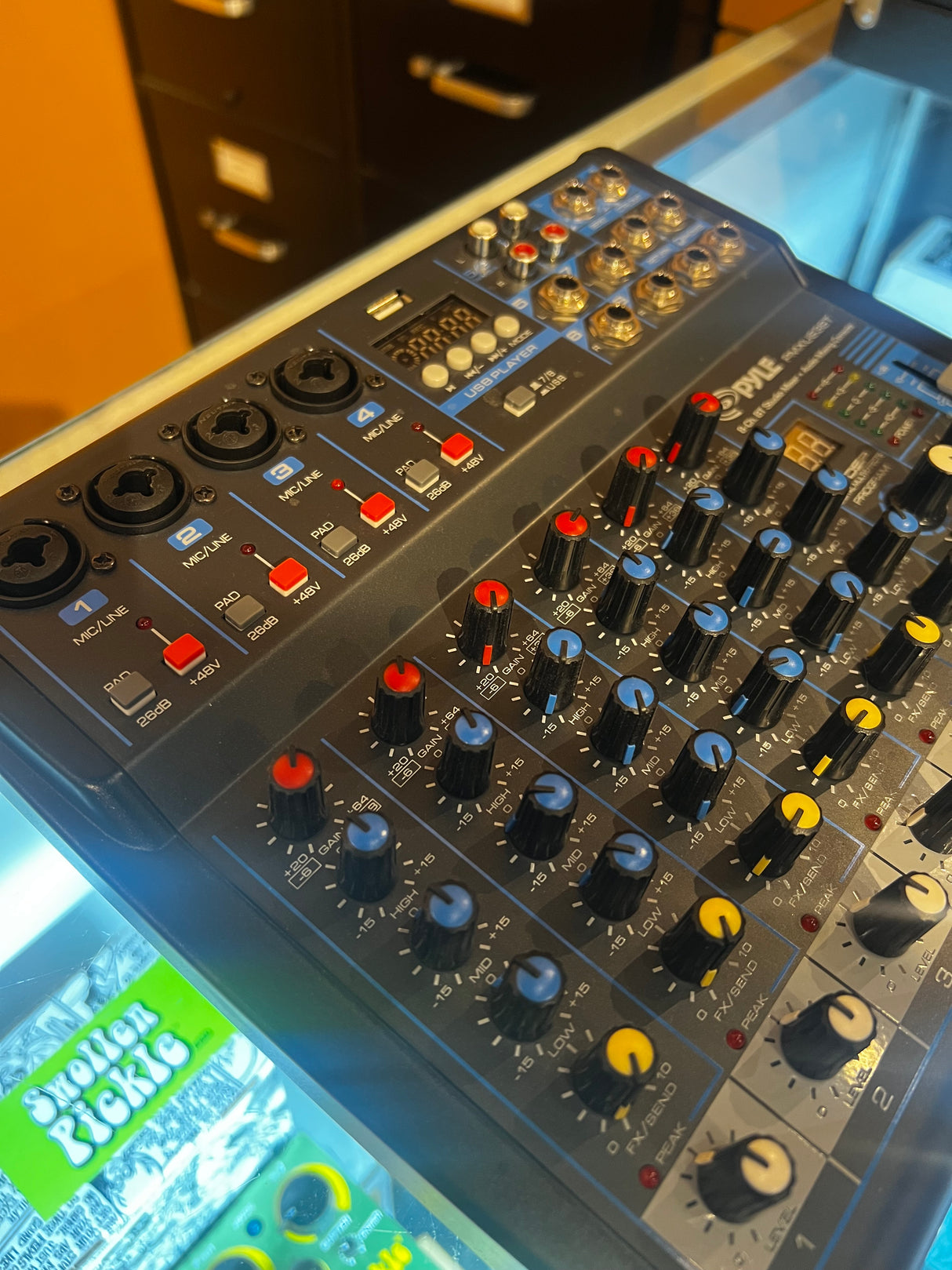 Used Pyle 8-Channel BT Mixer - PMXU83BT