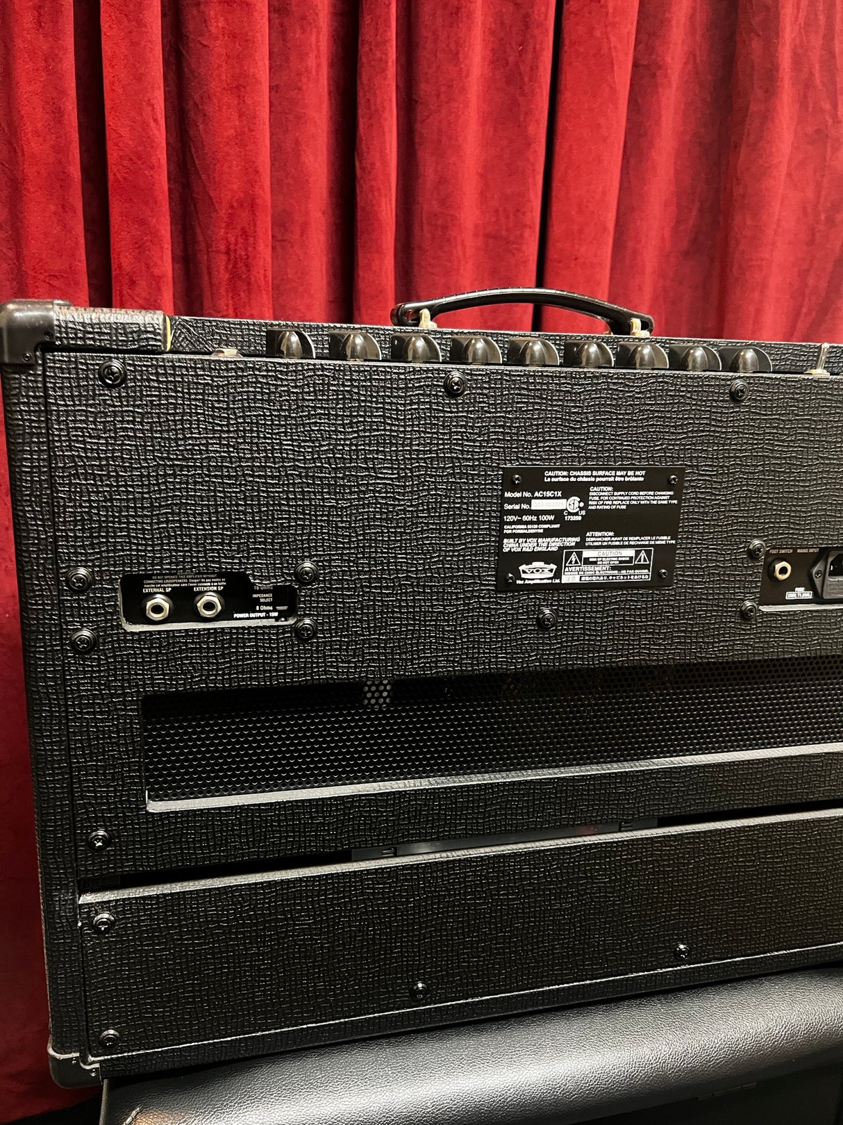 Used Vox AC15 C1X w/Blue Alnico Speaker