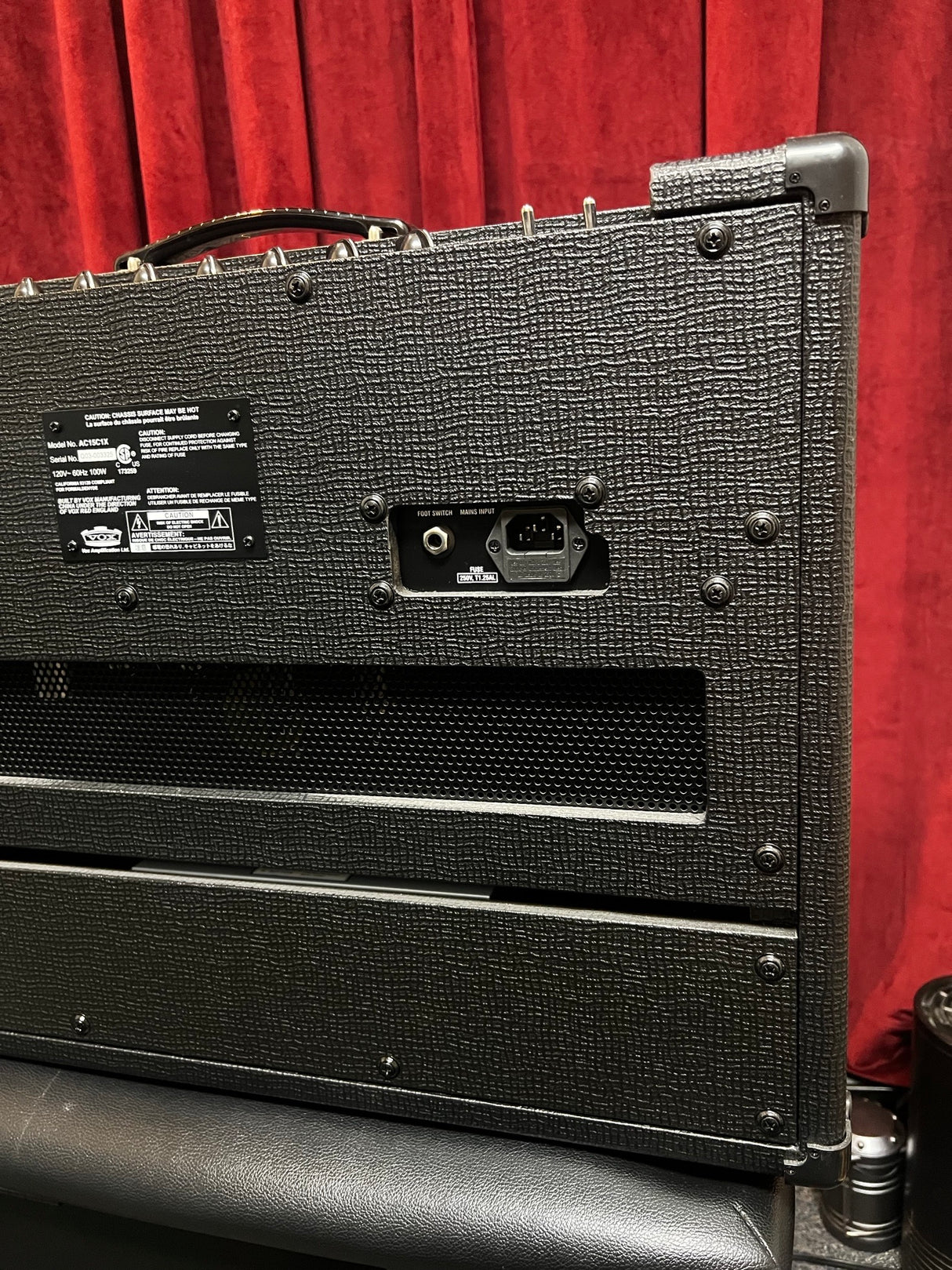 Used Vox AC15 C1X w/Blue Alnico Speaker