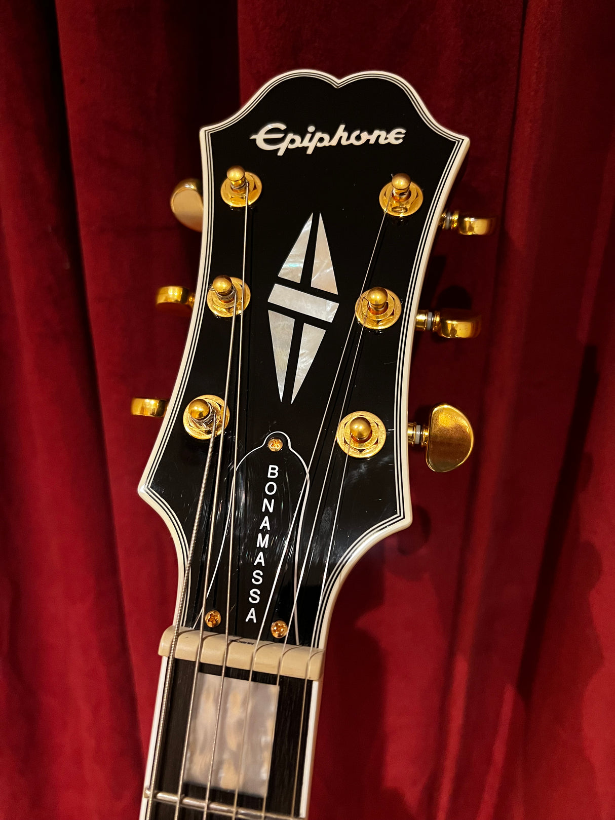 Used 2019 Epiphone Joe Bonamassa LTD ES355 (Black) w/OHSC