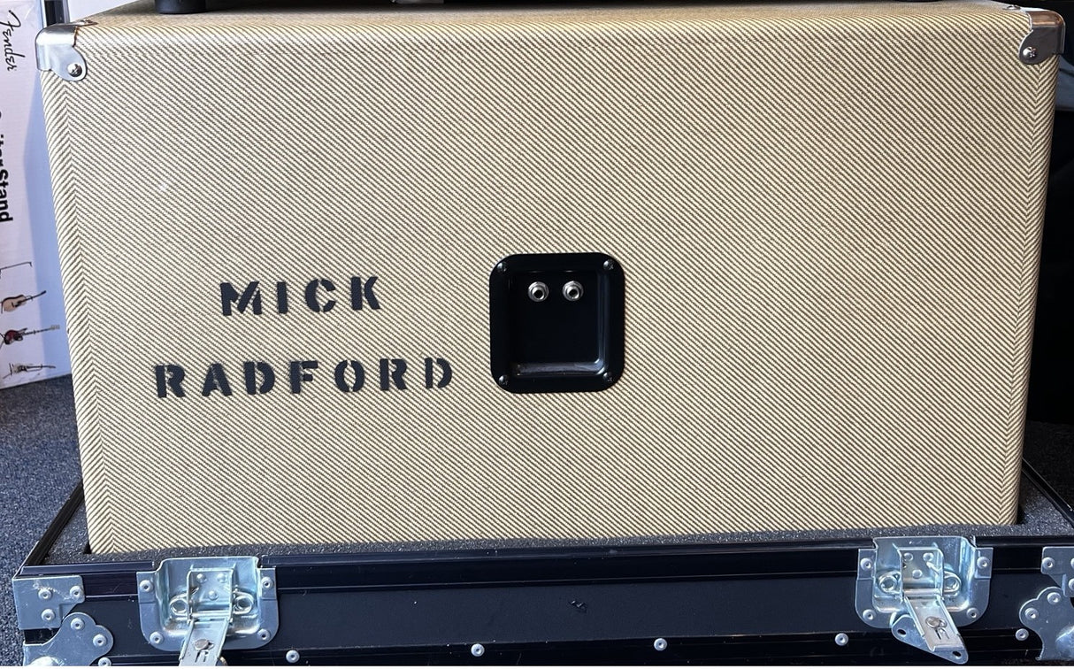 Used Lee Jackson 2x12 Tweed Cab with Road Case