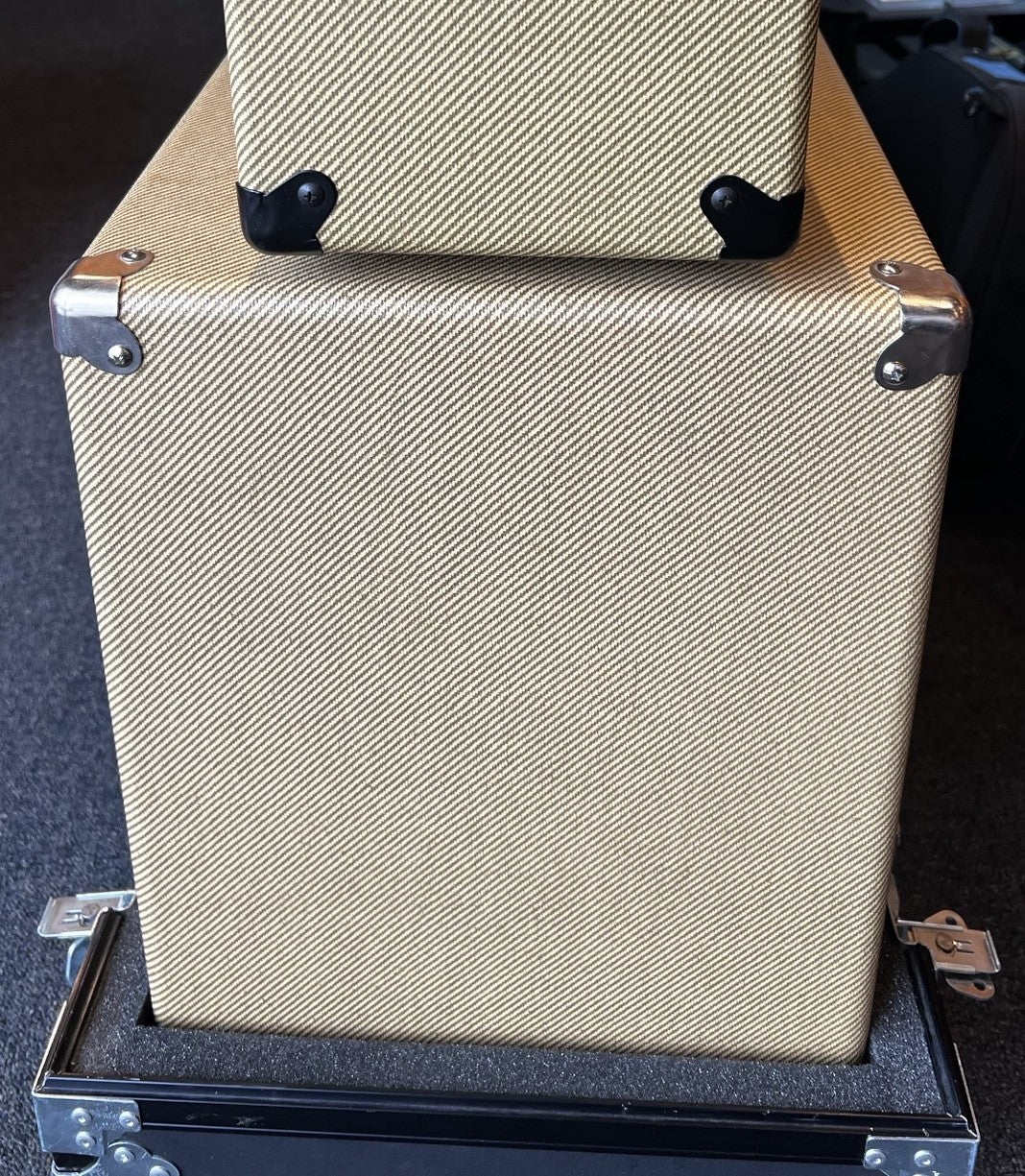 Used Lee Jackson 2x12 Tweed Cab with Road Case