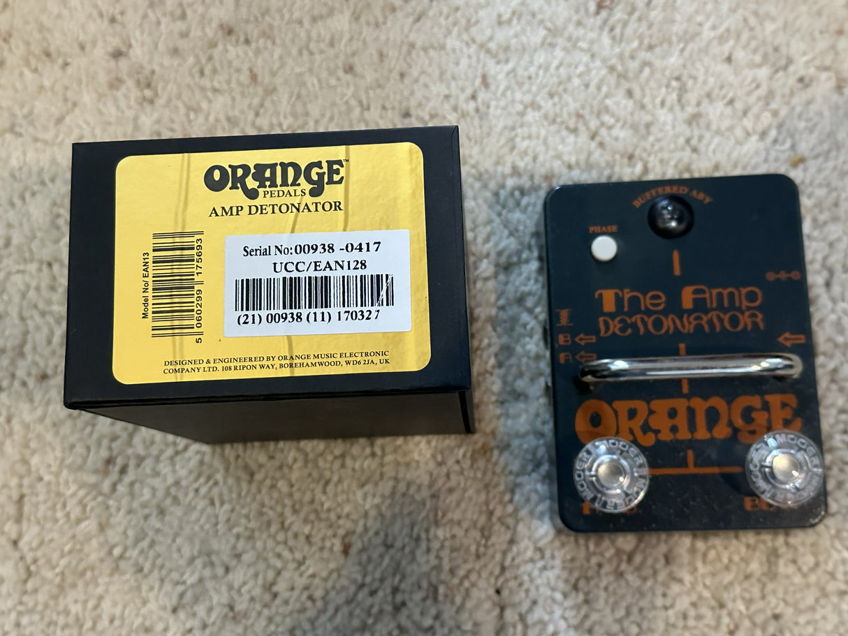 Used Orange The Amp Detonator ABY Pedal