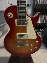 Used 2019 Vintage V100CS Cherry Burst Trev Wilkenson PU's