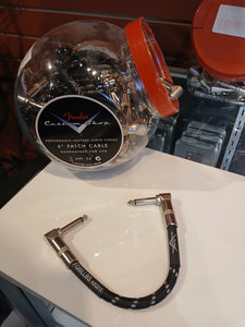 Fender Custom Shop 6" Patch Cables Black Tweed