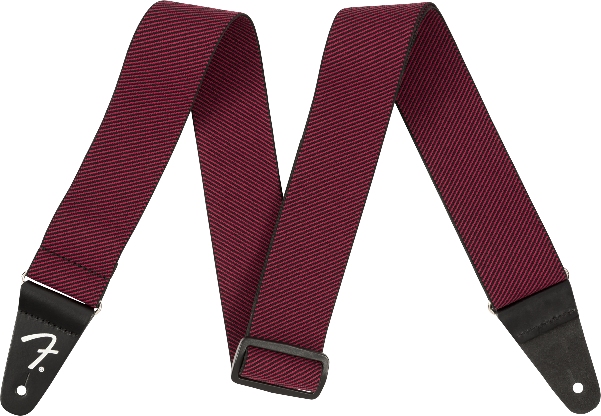 Fender WeighLess™ 2" Tweed Strap, Red