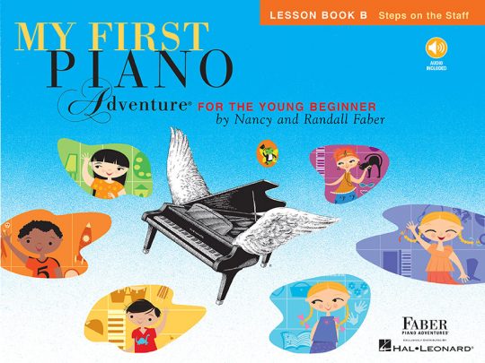 My First Piano Adventure - Lesson Book B Steps on the Staff (with Online Audio)