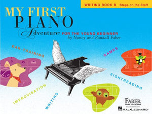 My First Piano Adventure - Writing Book B Steps on the Staff