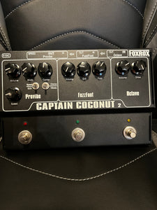 Foxrox Captain Coconut 2 Effects Pedal with Power Supply