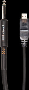 10ft / 3M Interconnect Cable, 1/4" - USB, black PVC