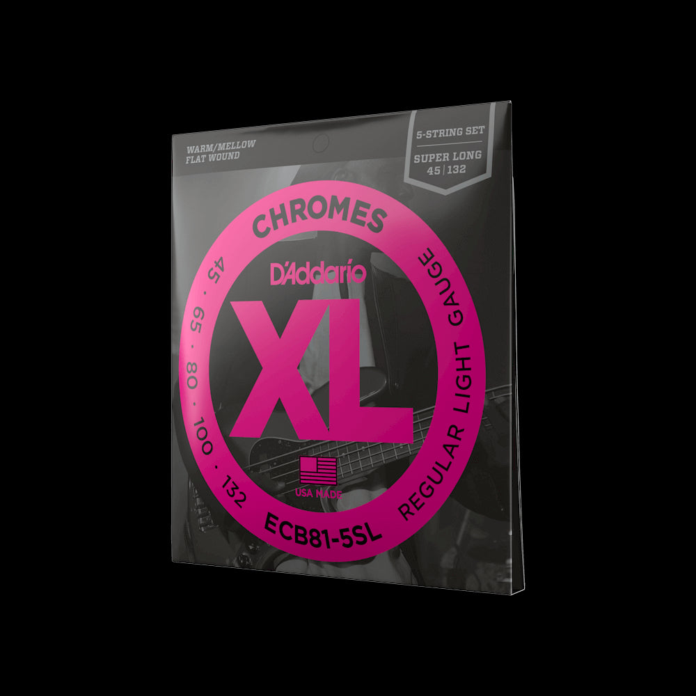 D'Addario ECB81-5SL Chromes 45-132 5-String
