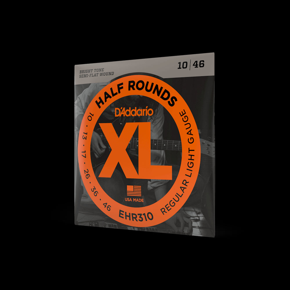D'Addario Regular Half Round Lights 10-46