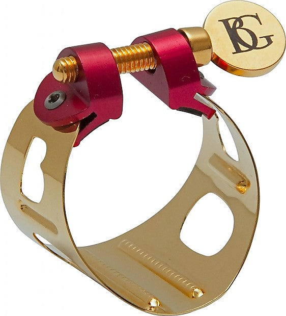 BG Alto Sax/Clarinet Ligature DUO Gold Plated LD1